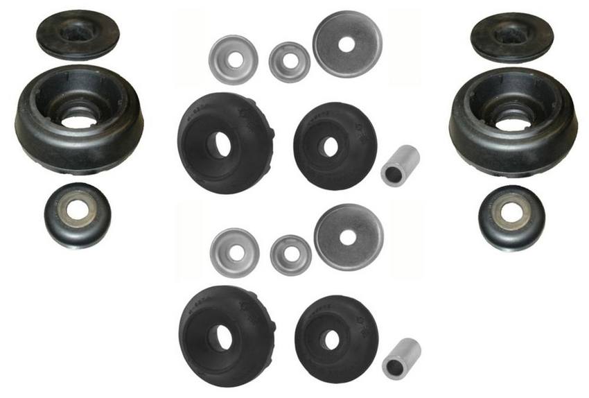 VW Suspension Strut Mount Kit - Front and Rear 357412331A - KYB 2884720KIT